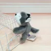 This is a very precious, fragrant, soft, and attractive husky magnetic fridge magnet, plush toy, and a table companion doll. It's cute and fun, making it an ideal choice for gifting. It's a magnetic plush toy with a switch for decoration and a cute wall-mounted design for home use details Picture
